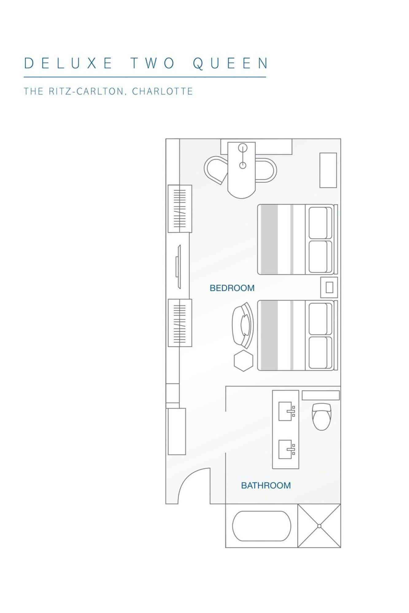 Deluxe Guest room, 2 Queen